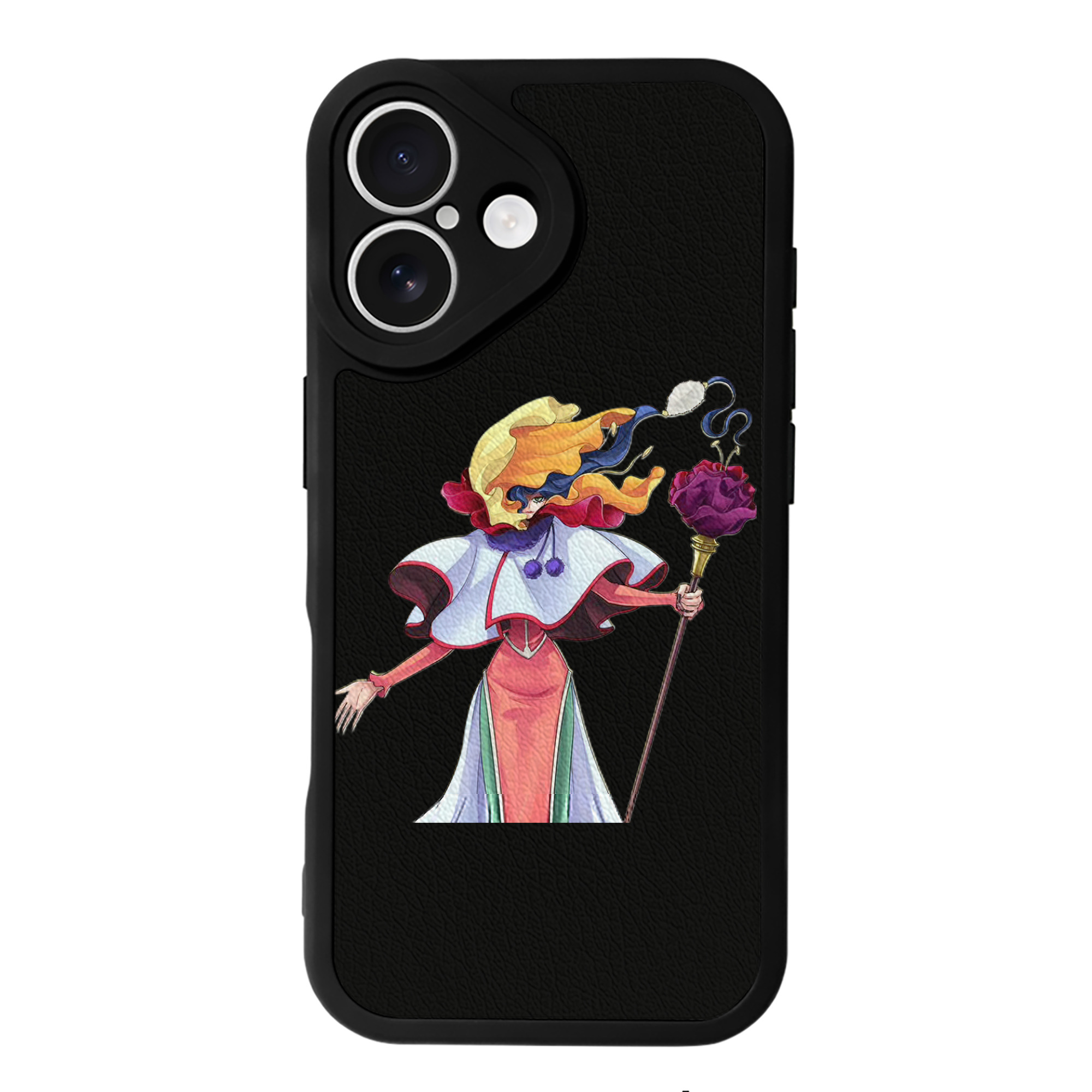 （画像用） 遊☆戯☆王 Yu-Gi-Oh! 【iPhone 16シリーズ対応】シリコンスマホケース（レザー調） 材質：シリコン